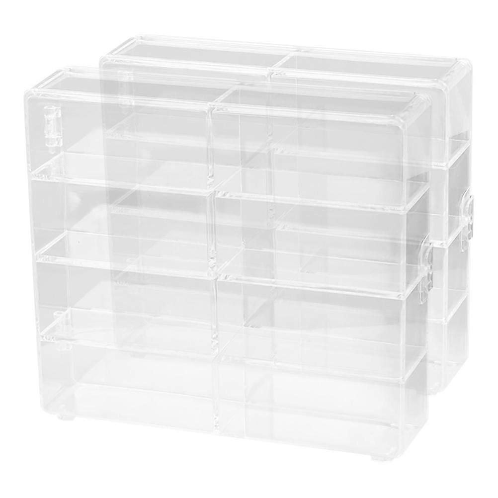 Model Display Case for Storage Use 2Pcs Acrylic Countertop Display Stands