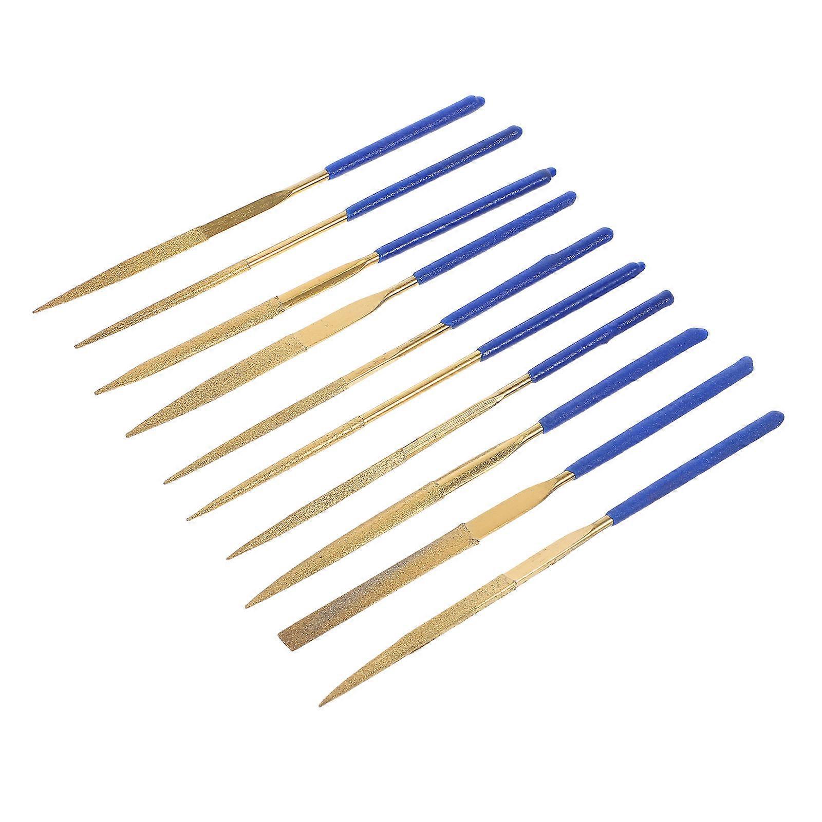 Metal Needle File Set 50 Pcs Precision Hand Tools For Crafts And Hobbies Small Multi Colored Precision Grinding Tools