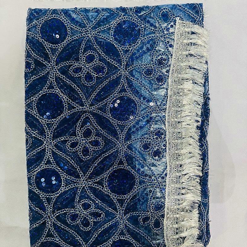 Big Pa?uelo for Santos Santeria Yoruba 42inch X 42 inch  - multiple color Sequined Design with Colorful Options Available - Traditional fabr