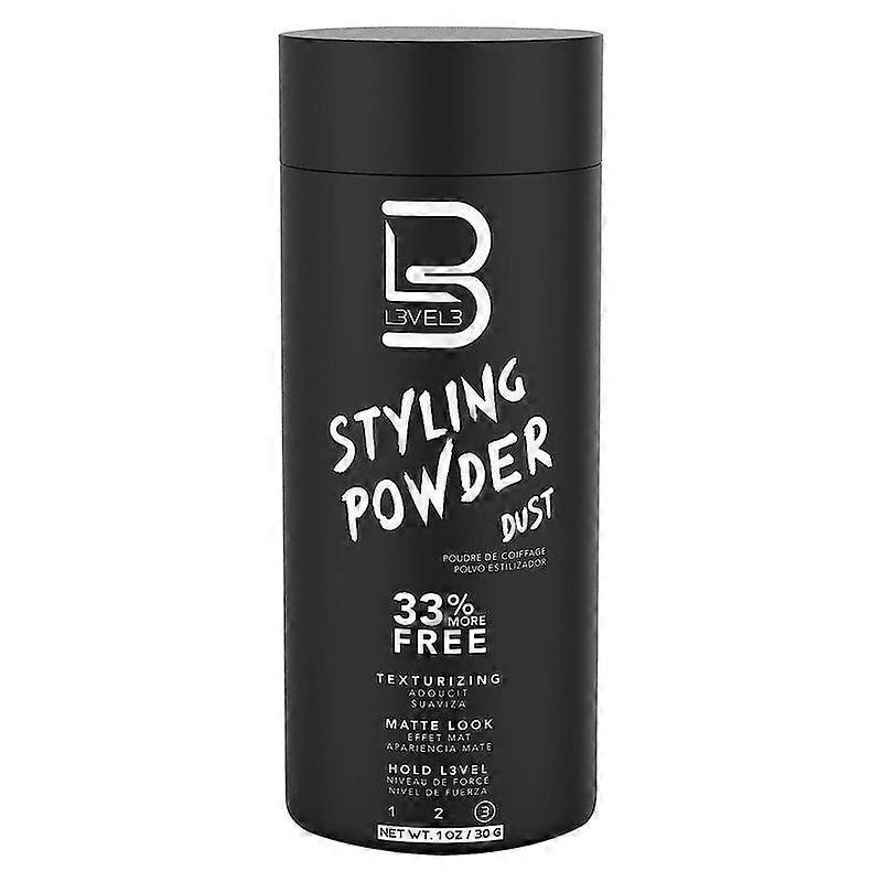 L3 Level 3 Styling Powder - Haircare Matte Finish Styling Powder - Natural Look - Easy to Apply with No Oil or Greasy Residue - L3VEL3