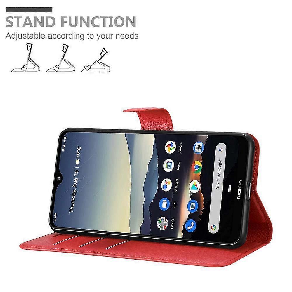Nokia 7.2 Case - Protective Case with Card Slots and Stand Function