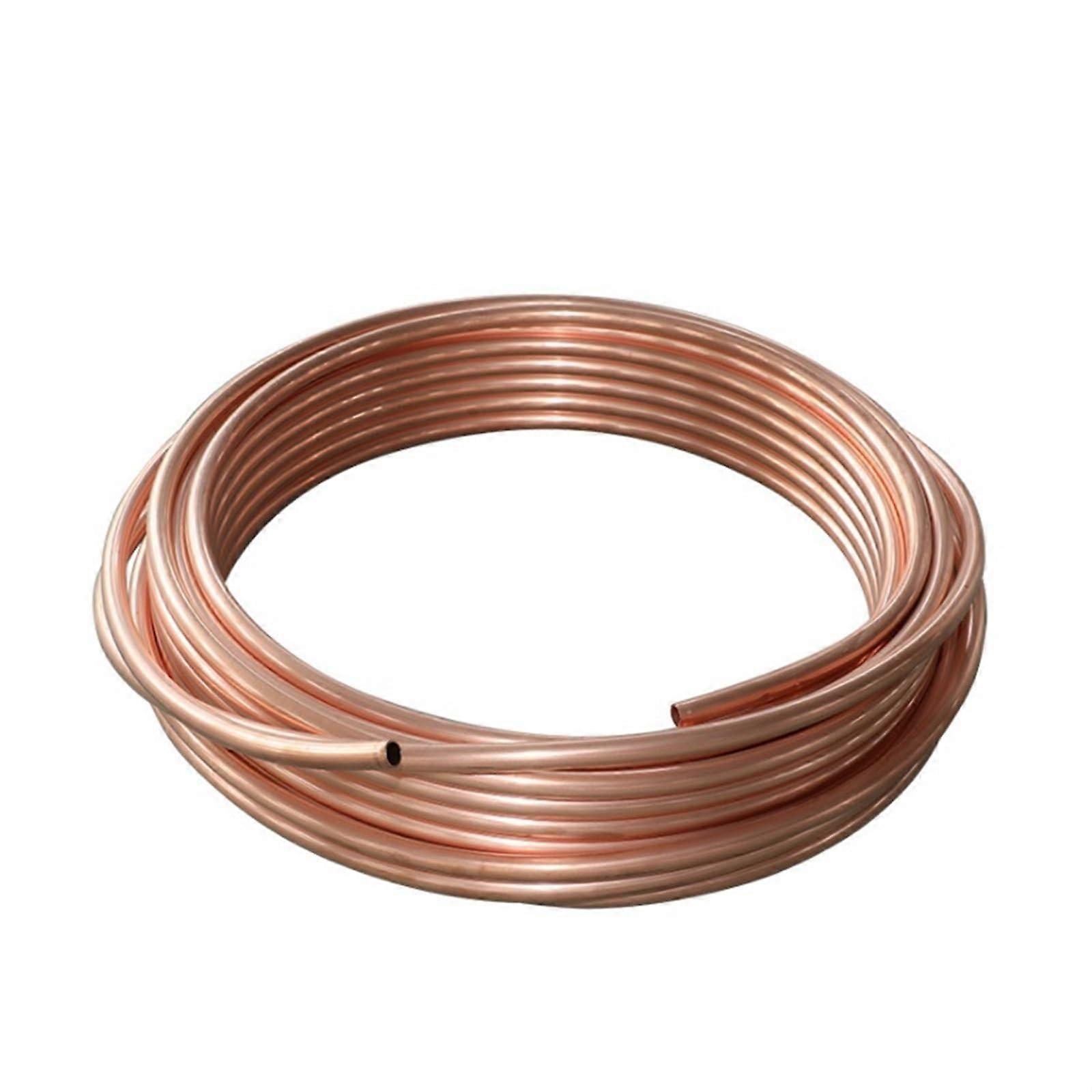 99.9% T2 Soft Copper Tube Wire For Magnet Coils 5 Meter Length 8mm OD 1mm WT 219mm