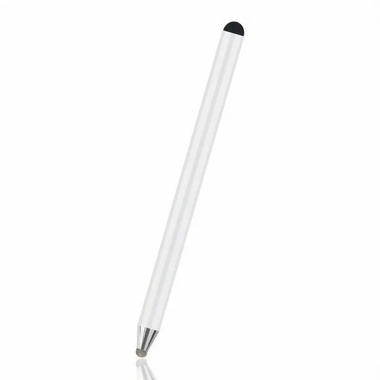 Metal Capacitive Touch Pen for Office School High Sensitivity Rubber Fabric Tip Universal Compatibility Multiple Color Multicolor