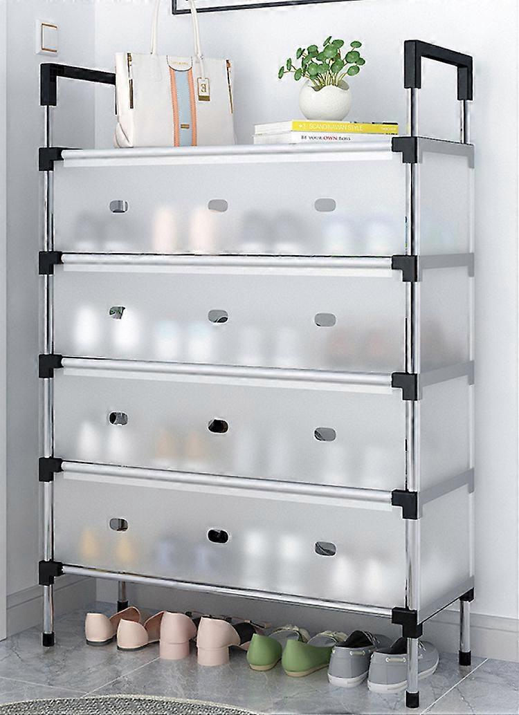 Household Multi Layer Assembly Dustproof Storage Simple Shoe Rack Multi Functional Space Saving Shoe Cabinet