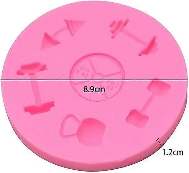 Silicone Fondant Mold 2Pcs with Realistic 3D Detailing for Cake Decorating and Chocolate Baking