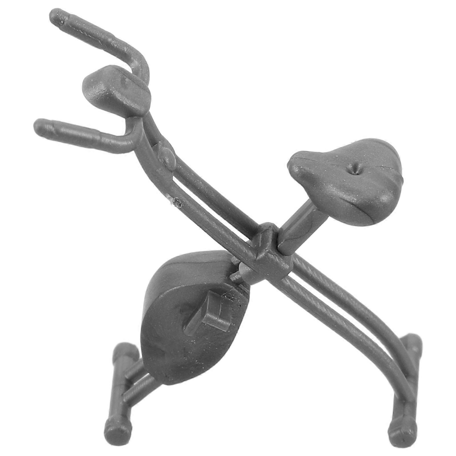 Scale House Playset Easy Assemble Dollhouse Fitness Decor Unique Design