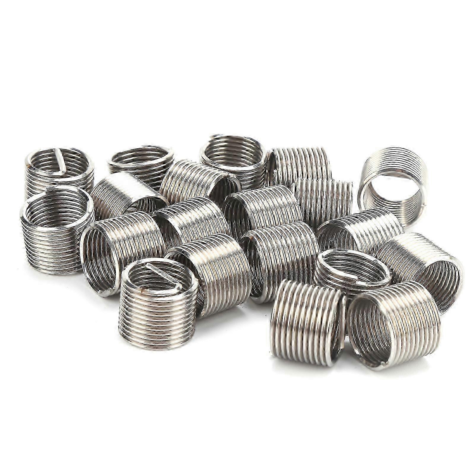 20pcs Wire Thread Insert Stainless Steel Screw Bushing Repair Socket Kit M14x1.5x1.5d