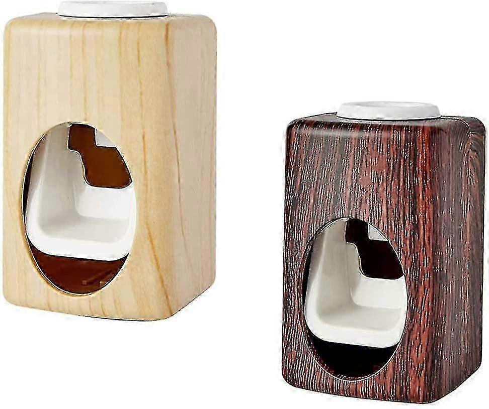 2 Pcs Toothpaste Squeezer Wall Mounted Automatic Toothbrush Holder Toothpaste Dispenser Automatic To