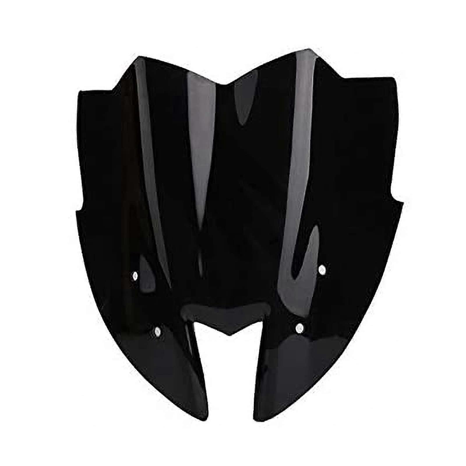 Black Visor Windshield with Wind Deflection and Quick Installation for Kawasaki Z800 20122016