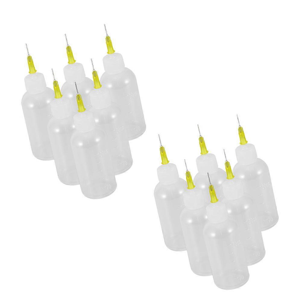 Needle Tip Applicator Bottle Glue for Precise Dispensing 12Pcs