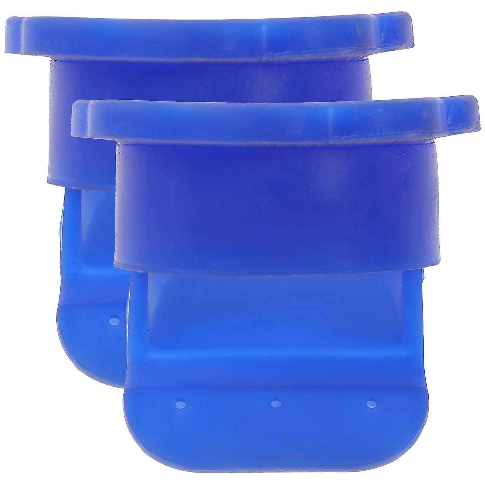 Backflow Prevention Shower Drain Core Deodorization Water Drainage Blue 2Pcs