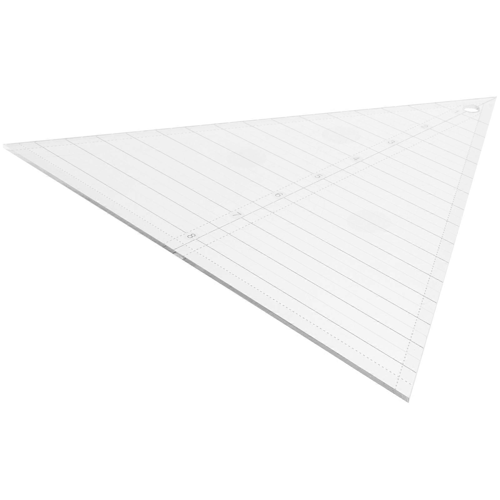 Acrylic Ruler for Cutting Fabric Patchwork Template for DIY Use White