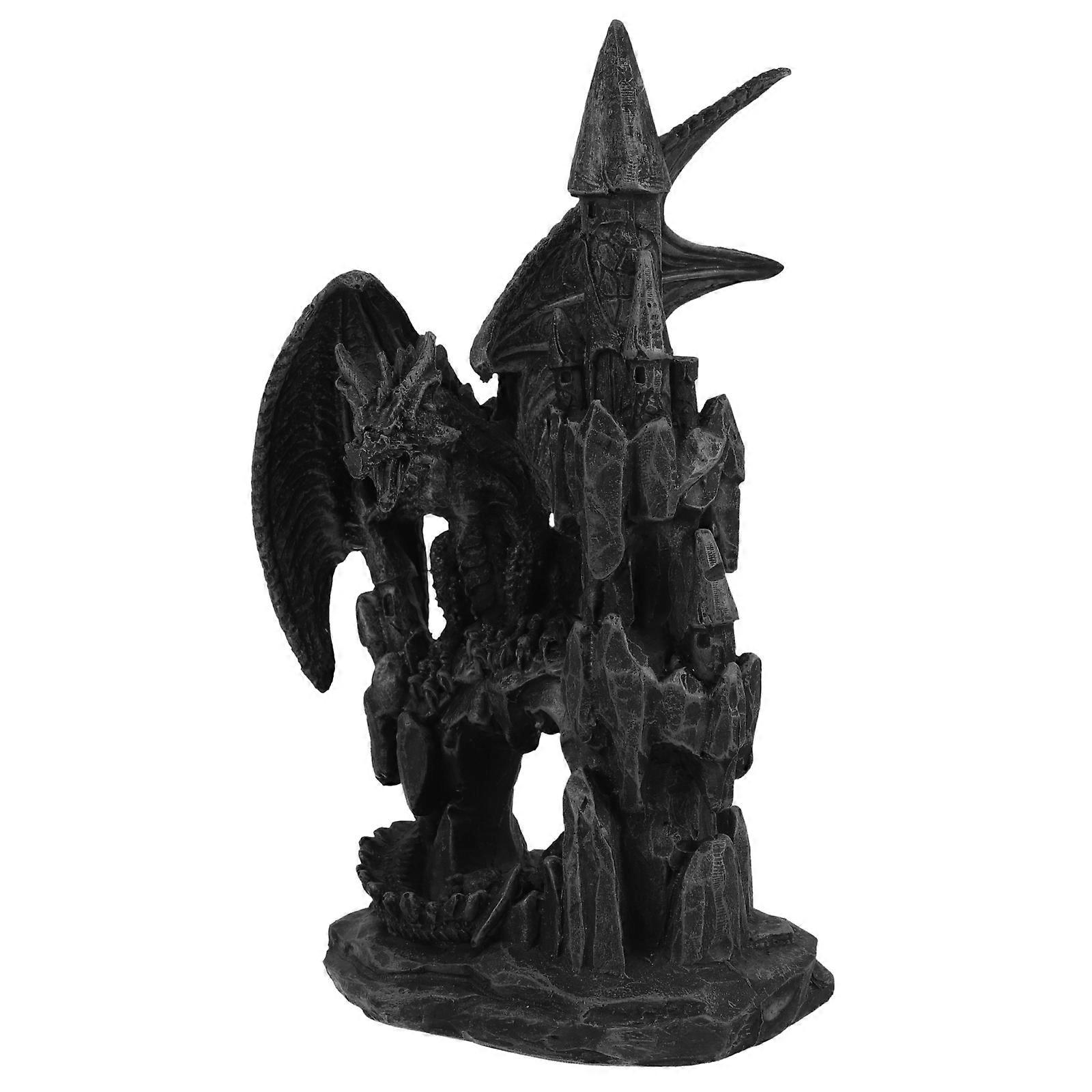 Gothic Resin Dragon Statue for Home Decor