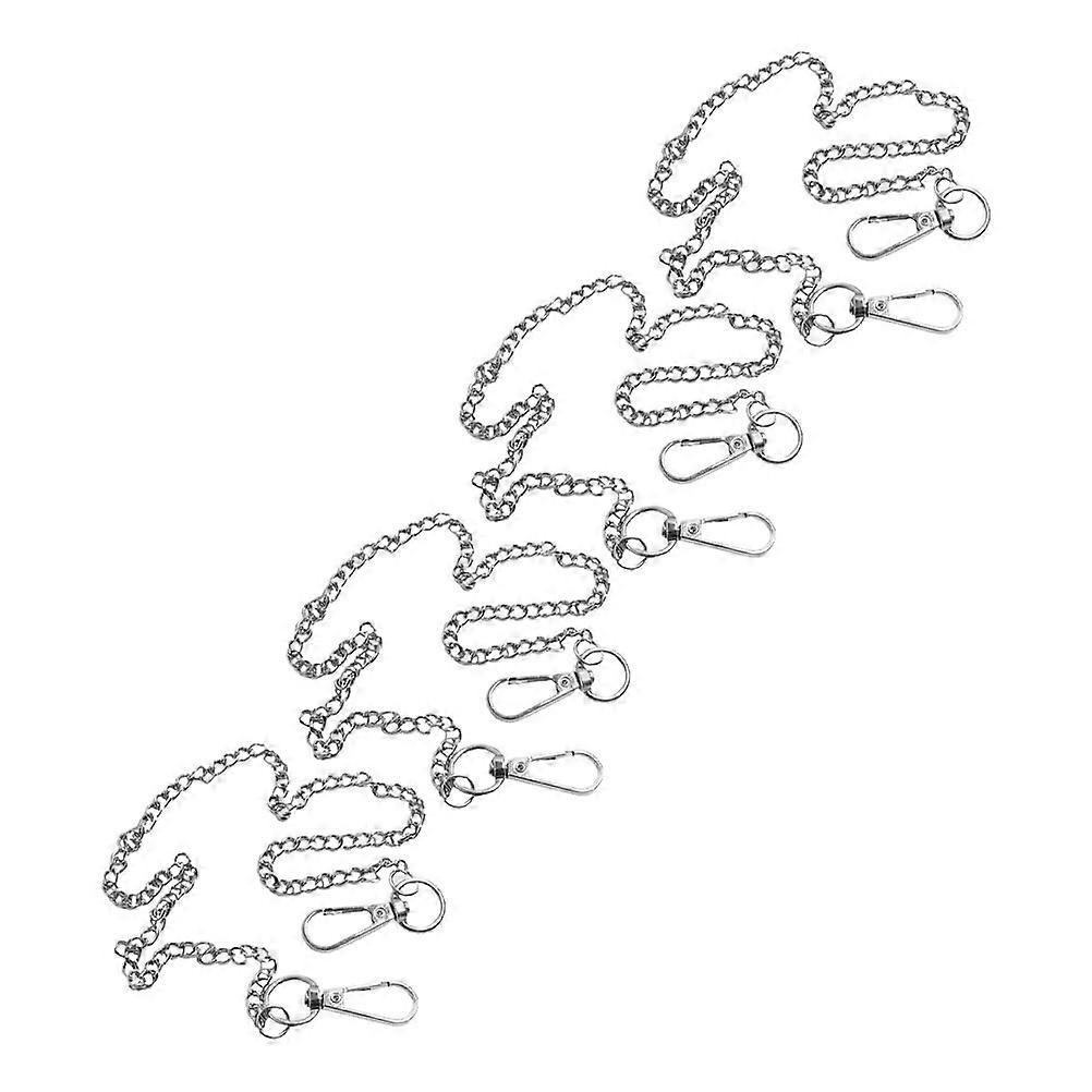 Chain for Jeans Men Dancer Silver 56CM 4Pcs