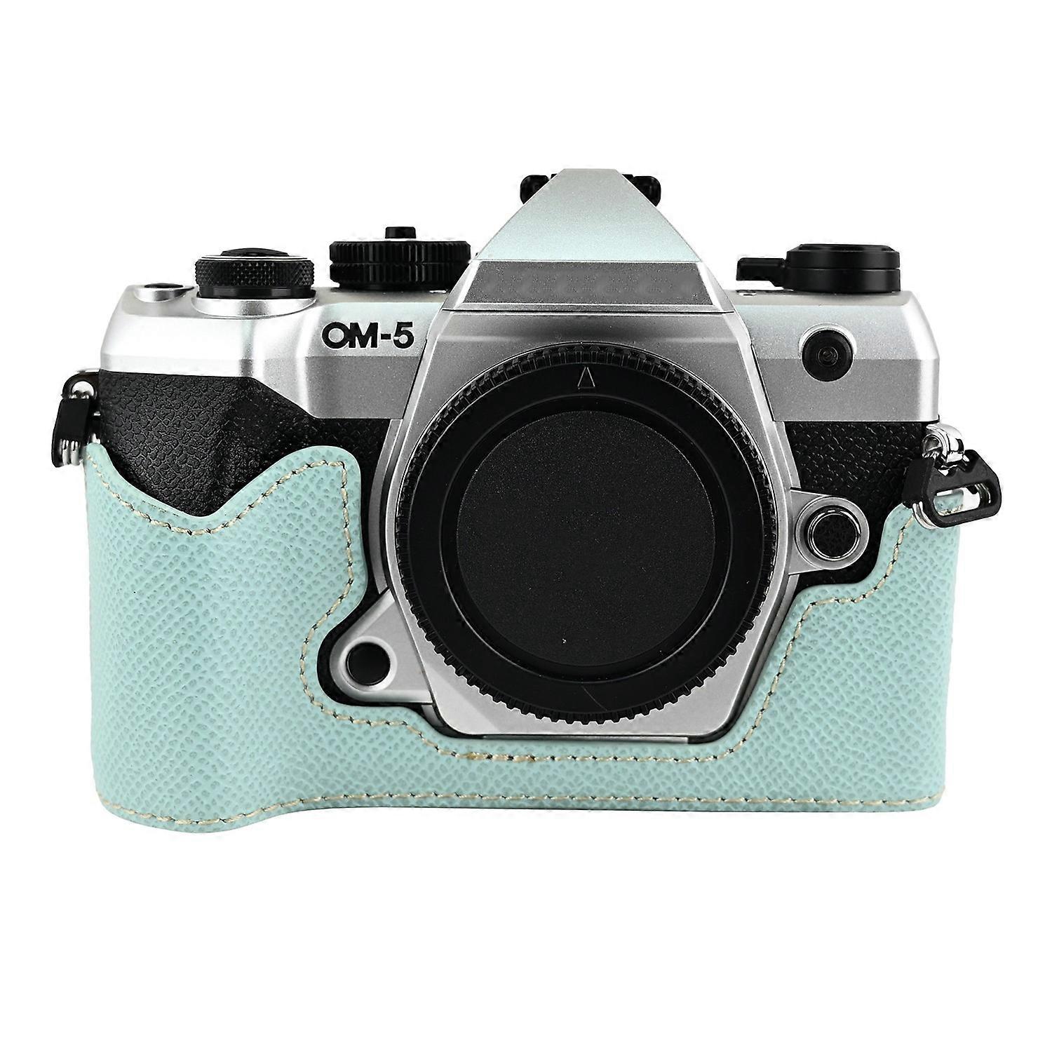For Olympus OM-5 Mark II Camera Case PU Leather Protective Cover