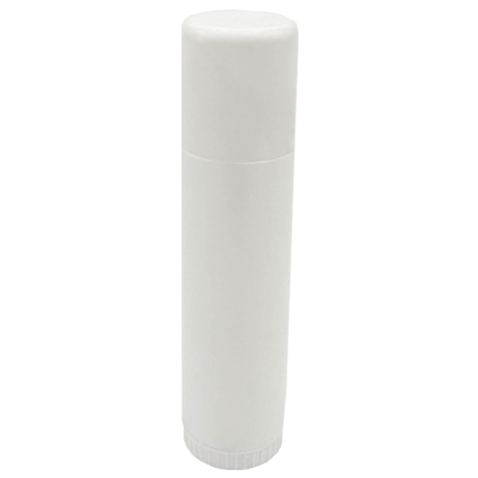 50 Pack Empty Lipstick Tubes 5g Refillable DIY Lip Balm Containers with Secure Screw Cap