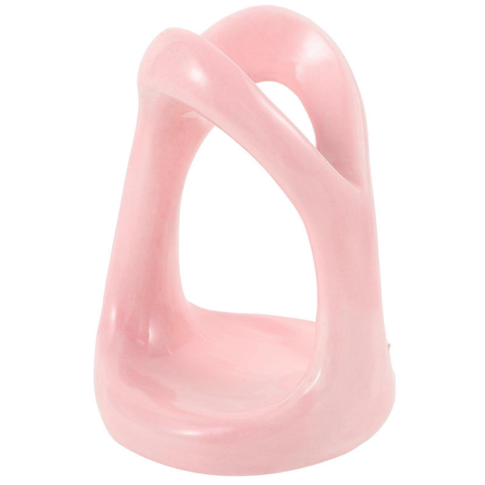 Ceramic Electric Toothbrush Holder Stand with Stable Base, SpaceSaving Bathroom Organizer