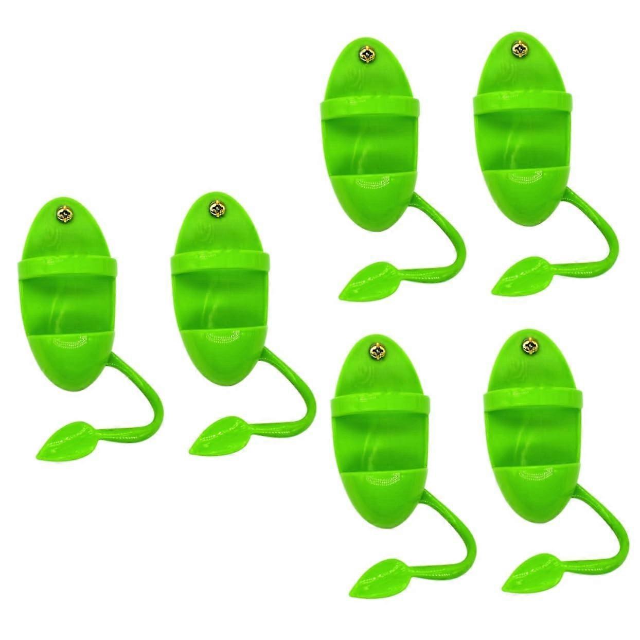 Bird Perch for Cage MultiFunction Parrot Feeding Stand with Cuttlebone Holder Green 3 Sets