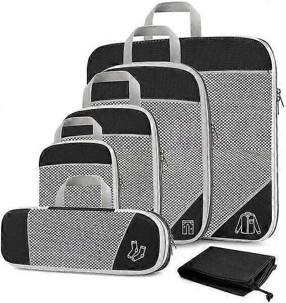 Compression Storage Bags, Durable Nylon, 6 Sizes, Travel Storage Set