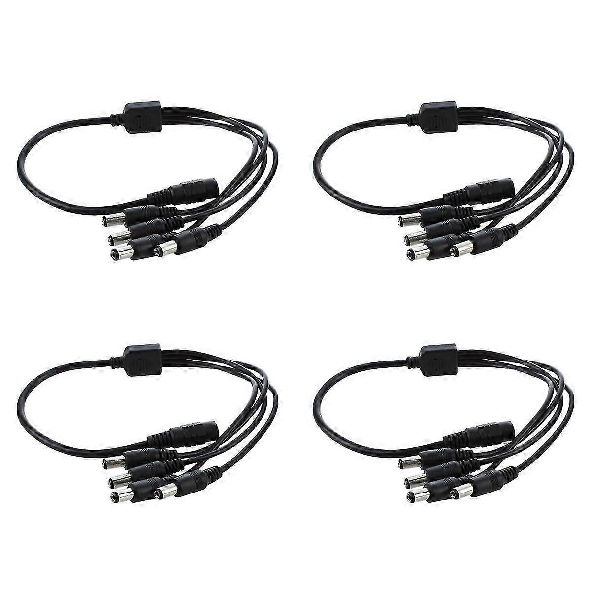 1 to 4 DC Power 4-Port Splitter Adapter Adaptor Cable CCTV Camera