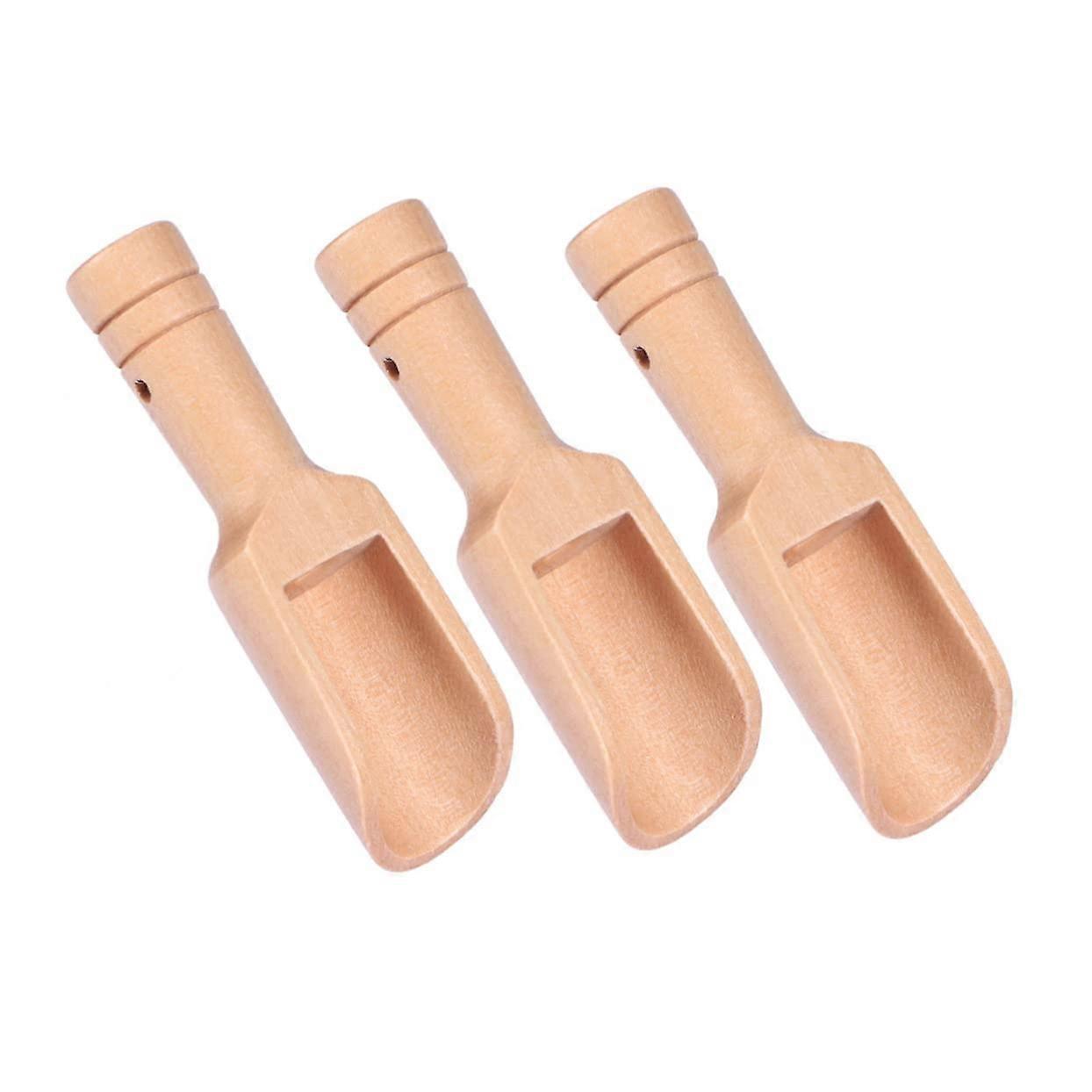3pcs Handcrafted Wooden Measuring Spoons Set for Precise Spice and MultiPurpose Kitchen Use
