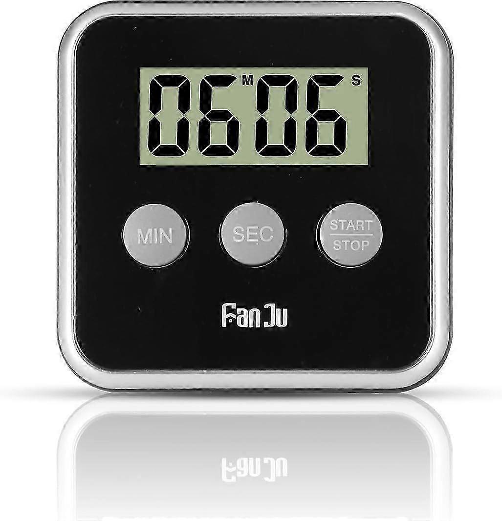 Digital Egg Timer Kitchen Timer with Large Display, Loud Alarm, Magnetic Back, Foldable Stand, Easy Mini Countdown Timer