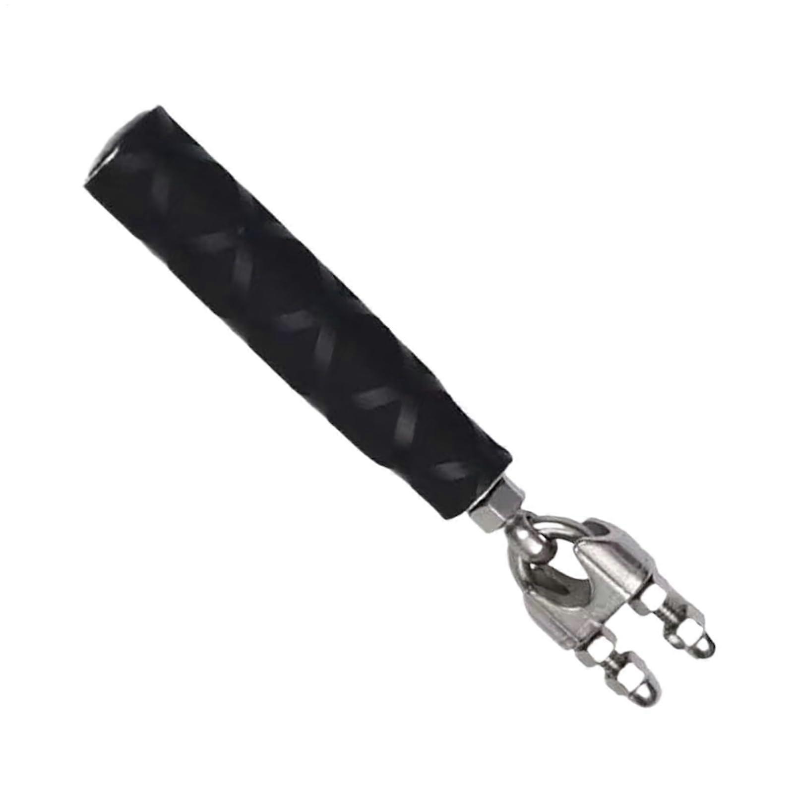 Motorcycle Handlebar Mount Clamp 360° Rotation Adjustable Bracket VibrationResistant Black