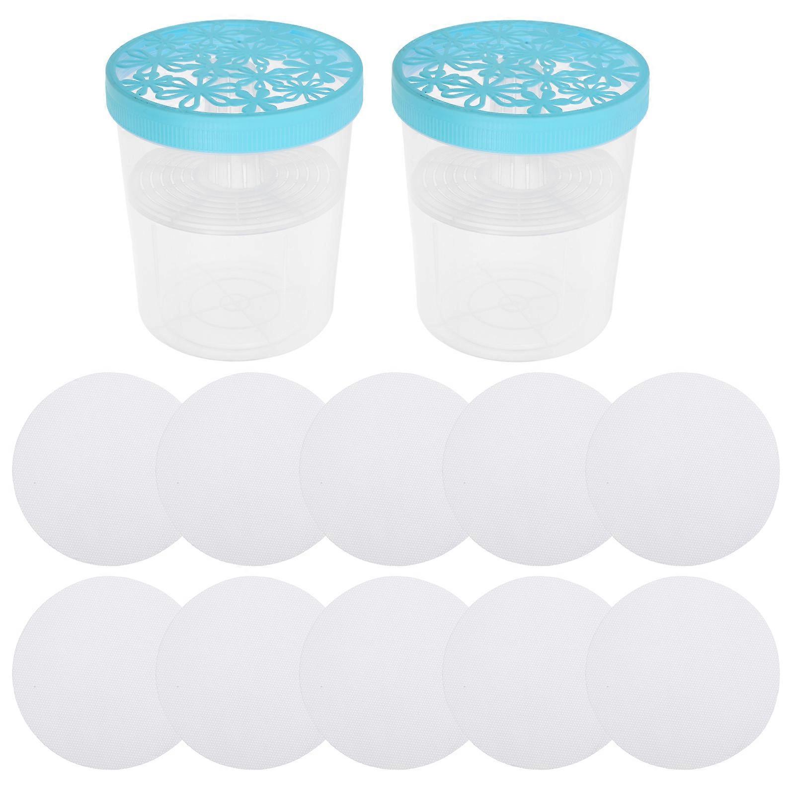 Closet Humidity Absorber Boxes for Moisture Absorption 2Pcs Plastic Case