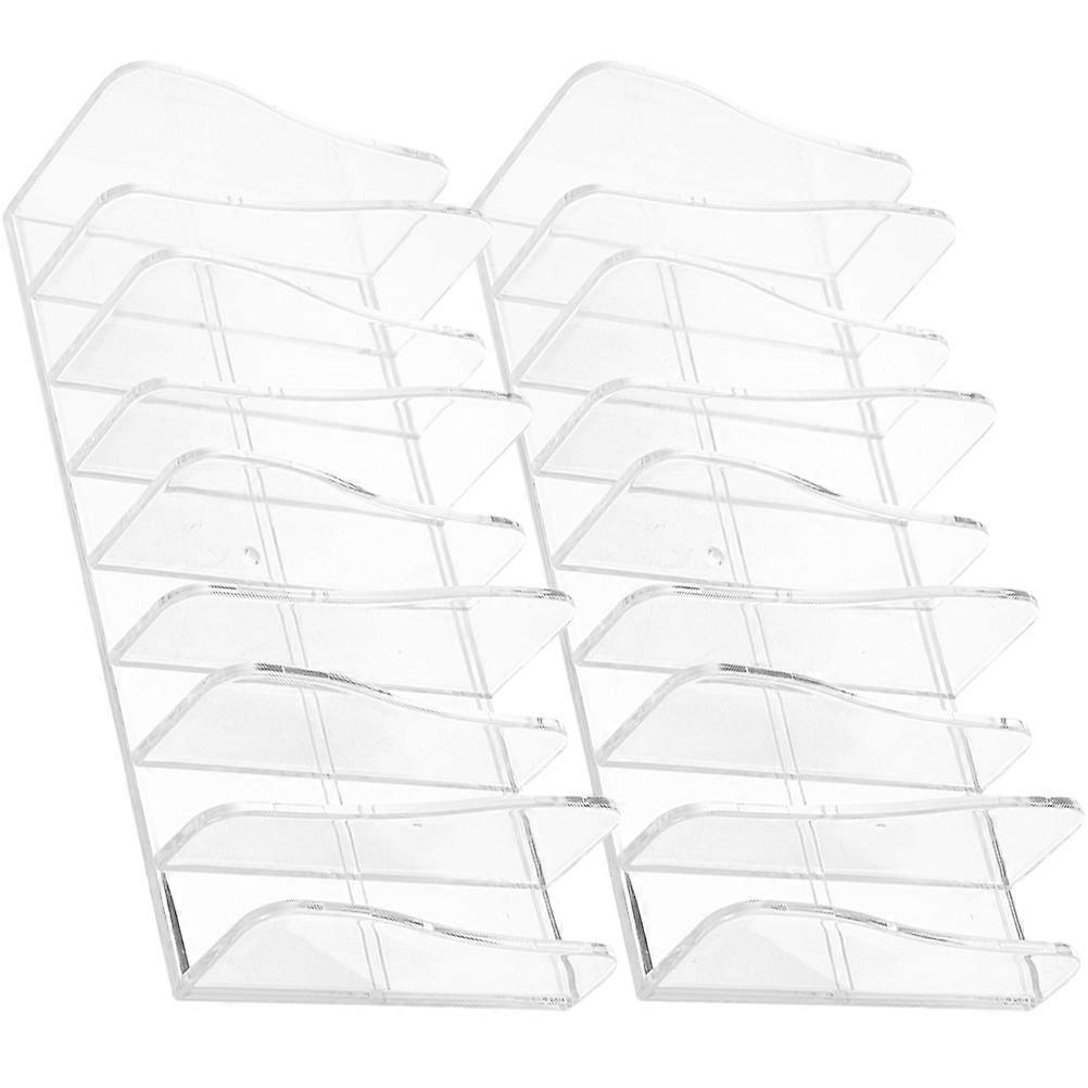 Makeup Palettes Holder Eyeshadow Organizer for Storage Use 2Pcs Transparent
