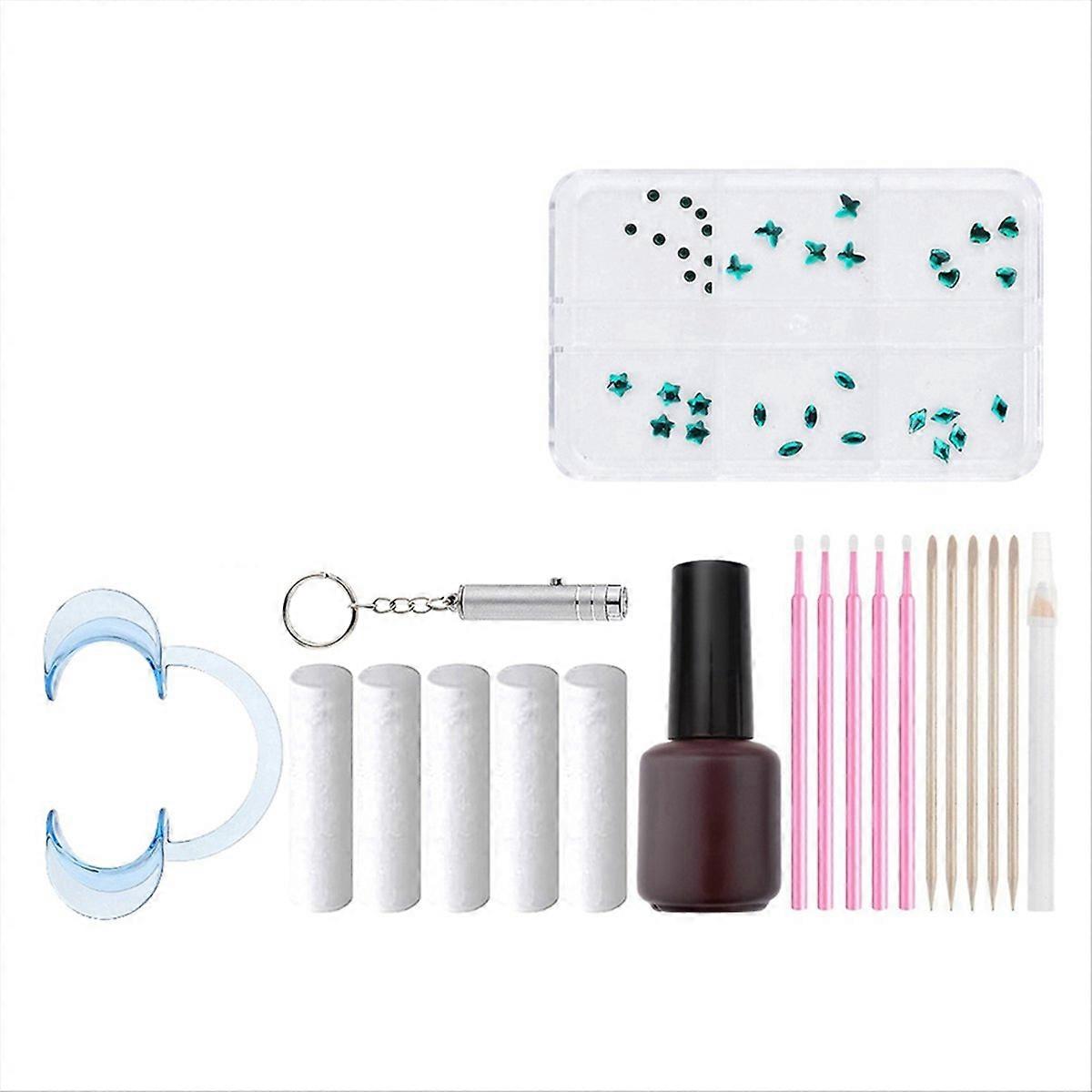 Dental drill tooth decoration set DIY tool Dark Green