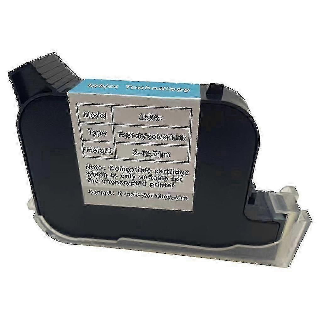 Quick dry handheld ink cartridge for printer 12.7mm 2588+ unencrypted eing