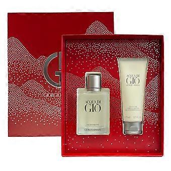 Giorgio Armani Acqua di Gio pour Homme Gift Set EDT 50ml Spray & All Over Body Shampoo 75ml