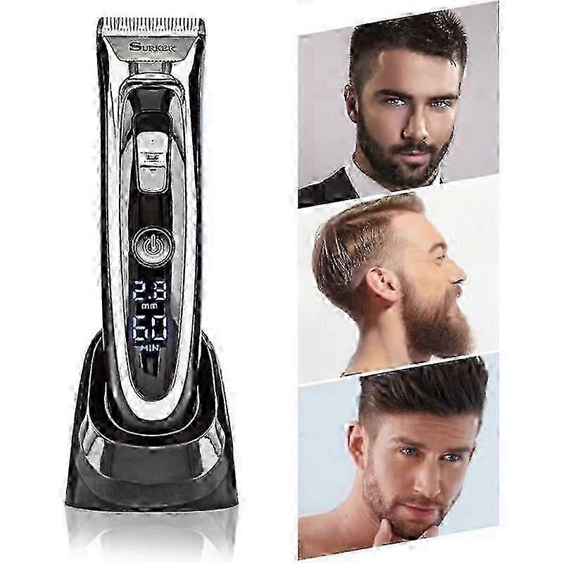 PRO- Ceramic Titanium Cordless Clipper WITH LCD SCREEN 26s