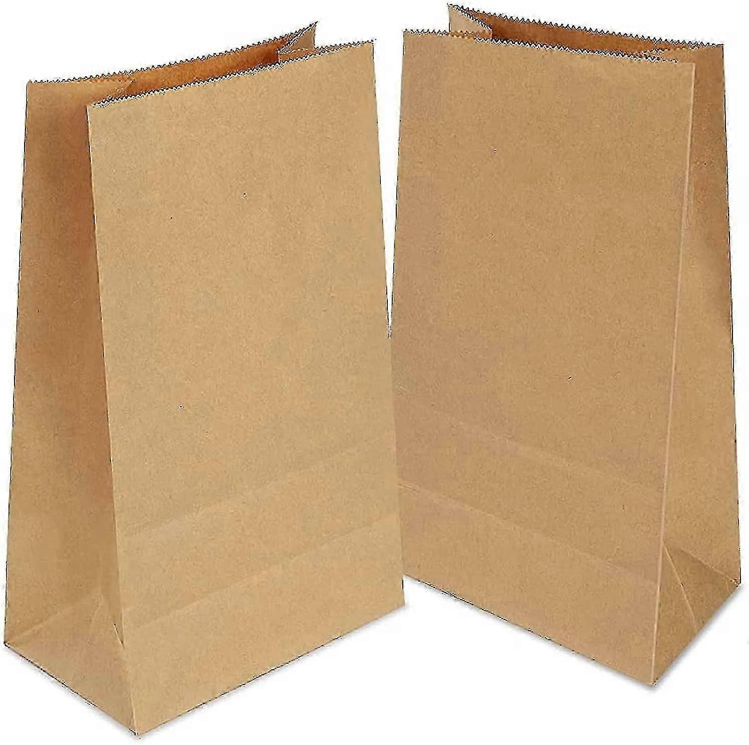Packung mit 50 recycelten Kraftpapiertüten