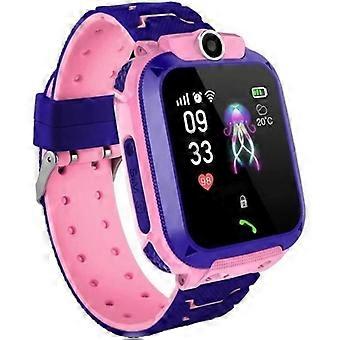 Dziecięcy smartwatch, zegarek z lokalizatorem IP67, wodoodporny telefon, smartwatch dla dzieci, dziewcząt, chłopców, SOS, inteligentny zegarek, różowy