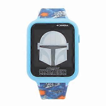 Star Wars Mandalorian Helmet Interactive Kids Smart Watch with Space Band