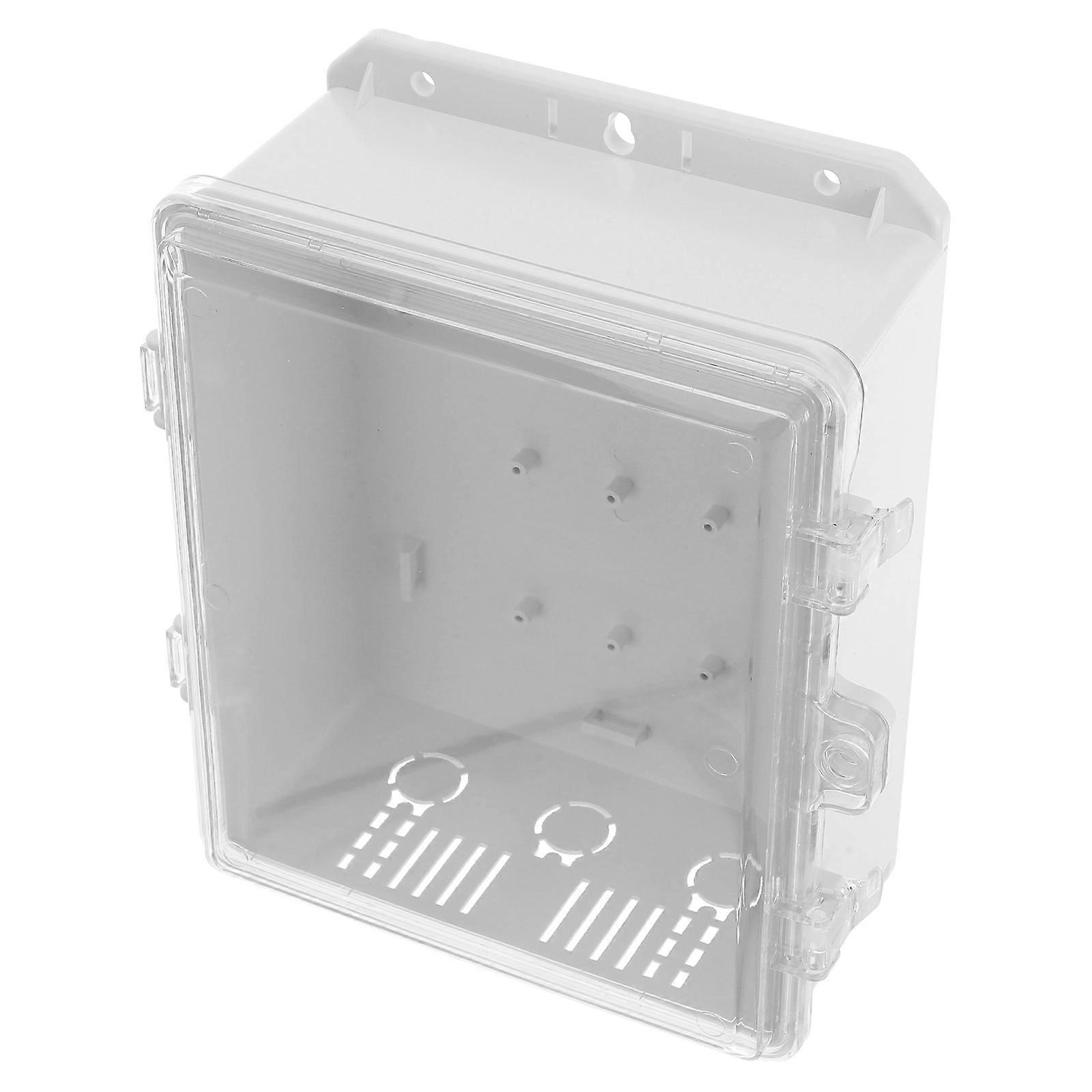 Waterproof Electrical Junction Box with Transparent Cover for Project Use