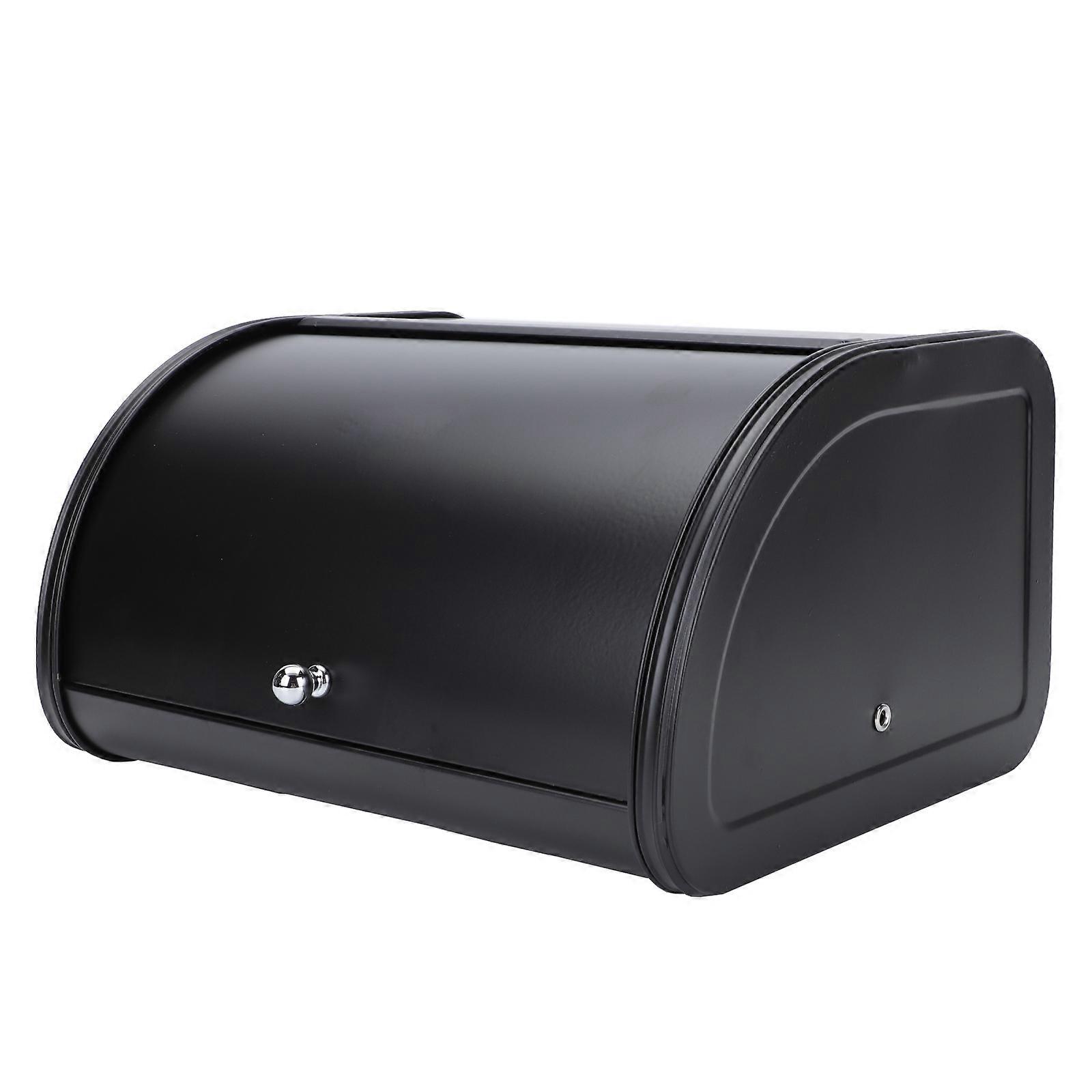 Black Iron Bread Box for Storage 1Pcs Kitchen Bread Holder