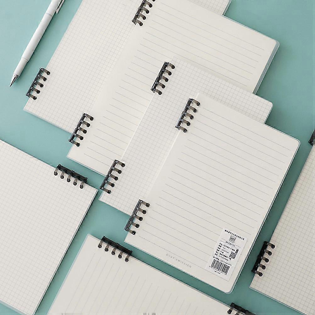 Loose Leaf Notepad Binder Writing Notepad for Home Use 2Pcs White Paper