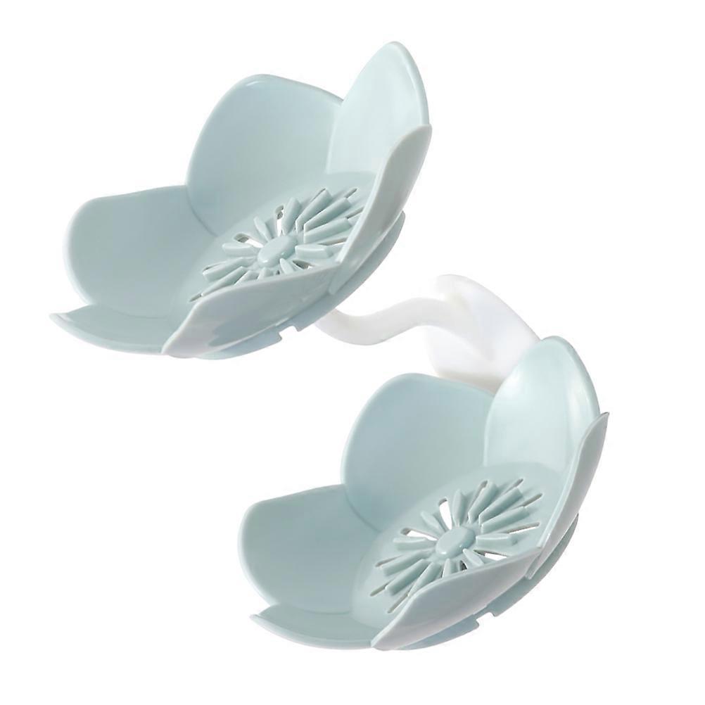 Soap Box Wall-Mounted Soap Holder Double-Layer Rack 2Sets