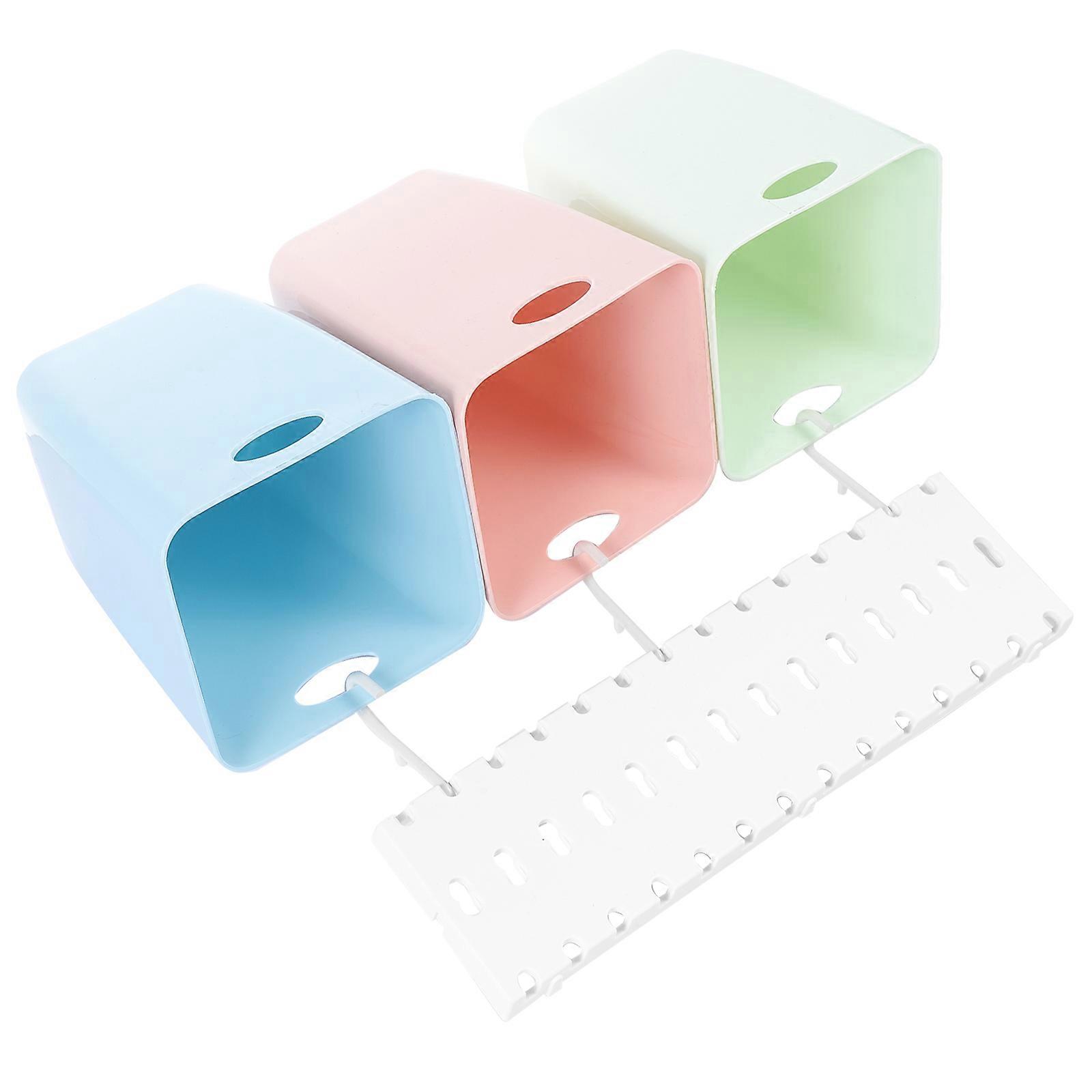 Recycling Garbage Bin Wall Sorting Trash Bin for Storage 1Set