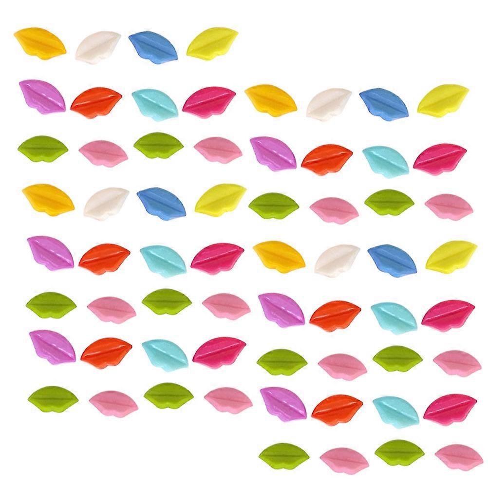 Colored Lips Buttons Creative Bread Buckles for Sewing 120Pcs