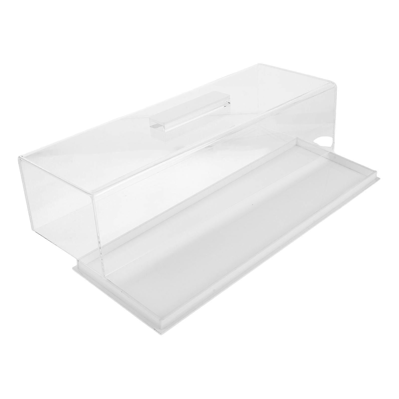 Cake Rectangular Acrylic Cake Stand with Lid for Display