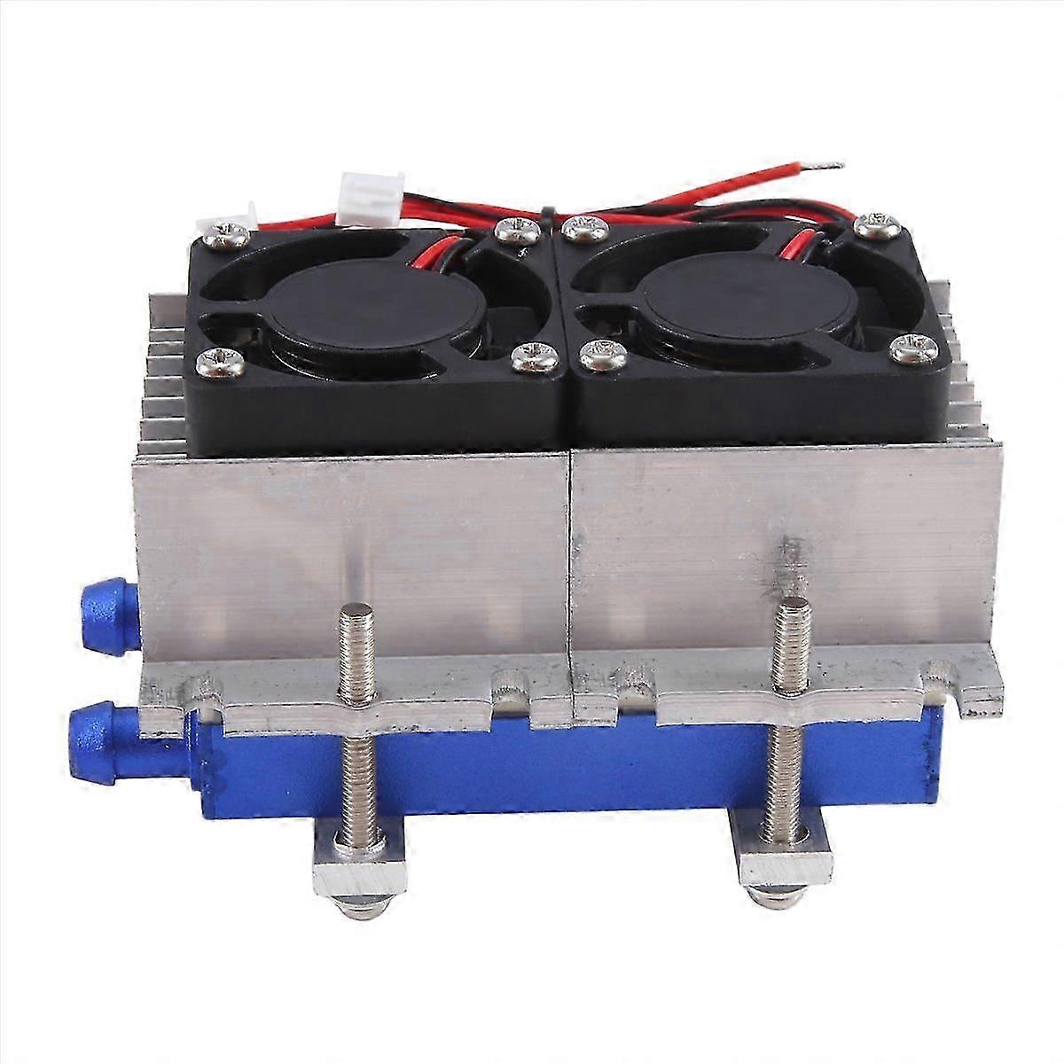 144W Cooler 12V Semiconductor Air Conditioner Cooling System DIY Kit