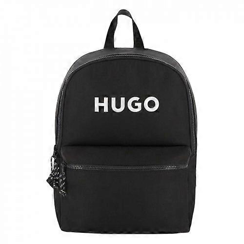 Hugo Lettering Print Nylon Logo Backpack