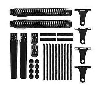 ENLEE 2pcs Bike Fender Set , Height-Adjustable Waterproof Front and Rear Bike Mud Guard, compatible with Bike Fenders 700C Tire