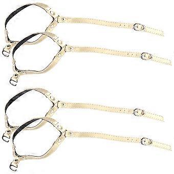 PU Shoe Ankle Straps for Heels Detachable Buckle 2Pairs Women