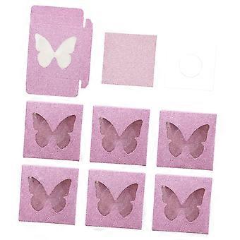 30pcs Butterfly Hollow False Eyelash Storage Case Organizer for Neat and Tidy Eyelash Compact Design Window for Easy Access