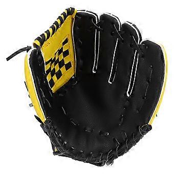 Protective Baseball Glove Softball Glove for Sport Use 3Pcs Yellow Black