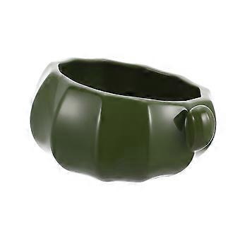 Hamster Feeding Bowl Green Ceramic for Pet Use Hamster Food Bowl